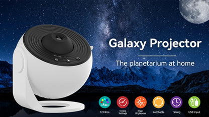 StellarScape: Galaxy Projector Night Light