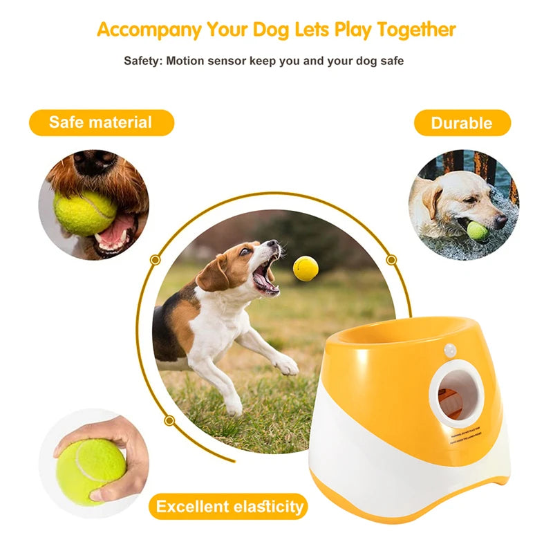 AutoFetch: The Ultimate dog ball launcher for non stop-fun for your furry friend.